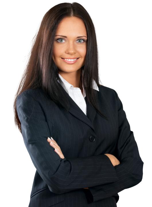 Smiling professional lady